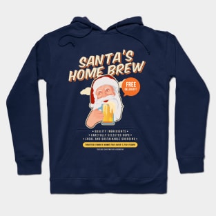 Santa's Christmas Homebrew funny xmas Hoodie